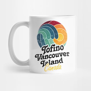 Tofino Vancouver Island Canada Surfing Surf Sunset Wave Mug